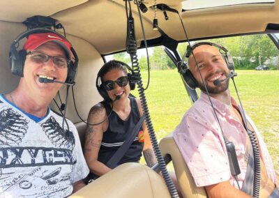 Tour d'hélicoptère groupe de 3 personnes